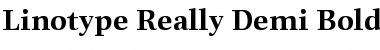 LTReally Medium Bold Font