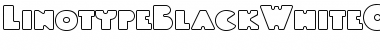 LTBlackWhiteOutline Font