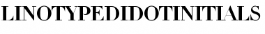 LinotypeDidotInitials Roman Font