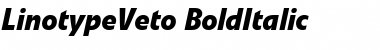 LTVeto Regular Bold Italic