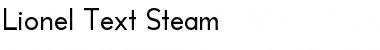 Lionel Text Steam Font