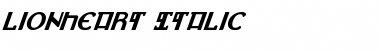 Lionheart Italic Font