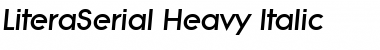 LiteraSerial-Heavy Font