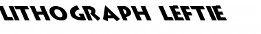 Lithograph Leftie Regular Font