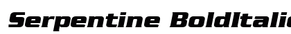 Serpentine BoldItalic font free download