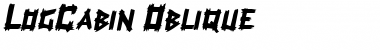 LogCabin Font