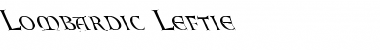 Lombardic Leftie Font
