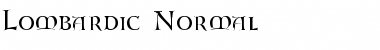 Lombardic-Normal Regular Font