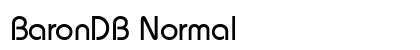 BaronDB Normal Font BaronDB Normal Font Preview