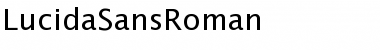 LucidaSansRoman Roman Font