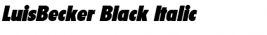 LuisBecker-Black Italic