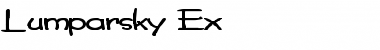 Lumparsky Ex Regular Font