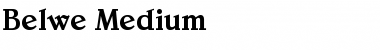 Belwe-Medium Medium Font