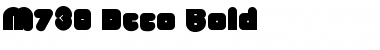 M730-Deco Font