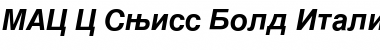 MAC C Swiss Bold Italic