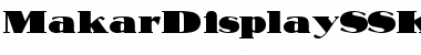 Download MakarDisplaySSK Font