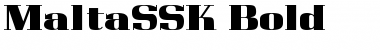 MaltaSSK Bold Font