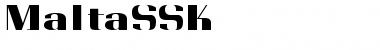 MaltaSSK Regular Font