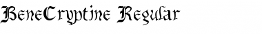 BeneCryptine Regular Font