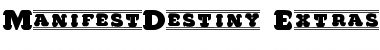 ManifestDestiny Extras Regular Font