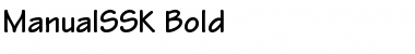 ManualSSK Bold Font