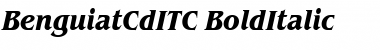 BenguiatCdITC Bold Italic