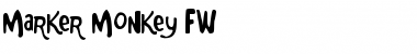 Marker Monkey FW Regular Font