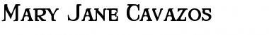 Mary Jane Cavazos Regular Font