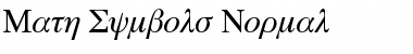 Math Symbols Font