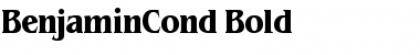 BenjaminCond Font