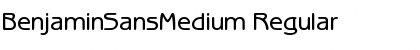 Download BenjaminSansMedium Font