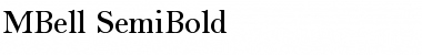 Download MBell-SemiBold Font