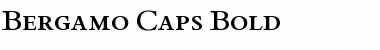 Download Bergamo-Caps Font