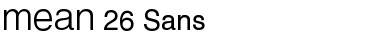Download MEAN 26 Sans Font