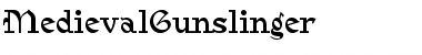 MedievalGunslinger Regular Font