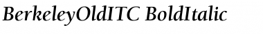 BerkeleyOldITC Bold Italic