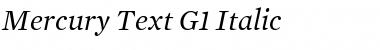 Mercury Text G1 Italic