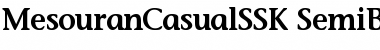 MesouranCasualSSK SemiBold Font