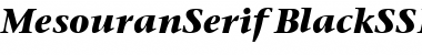 MesouranSerifBlackSSK Italic Font