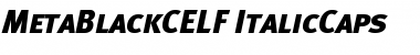MetaBlackCELF Medium Font
