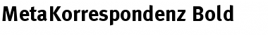 MetaKorrespondenz Bold