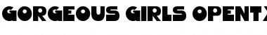 Gorgeous Girls Font