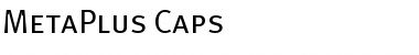 MetaPlus Regular Font