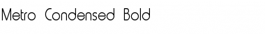 Metro-Condensed Bold