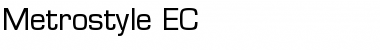 Metrostyle EC Regular Font