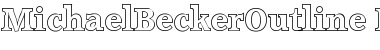 MichaelBeckerOutline-ExtraBold Font