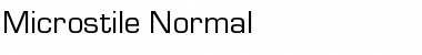 Microstile Normal Font
