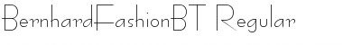 BernhardFashionBT Regular Font