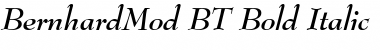 BernhardMod BT Bold Italic