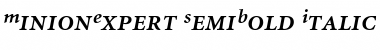 MinionExpert-SemiBold Font